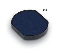 Cassette d'encrage Printy 6/46030 - Lot de 3 - bleu