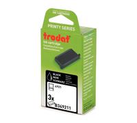 Cassette d'encrage Trodat Printy 6/4921 - Lot de 3 noir
