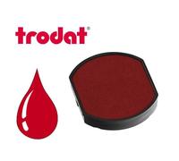 Cassette encrage trodat 6/46030c pour tampon encreur 46030 et 46031 coloris rouge
