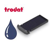 Cassette encrage trodat 6/9411 pour tampon mobile printy 9411 38x14mm coloris bleu