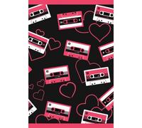 Cassettes Wide Staff Manuscript Paper And Lined Notebook: All In One 2021 Calendar, Weekly Planner For Girl With Piano And Guitar Chord Chart