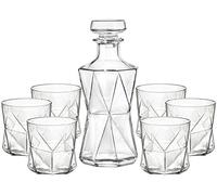 Cassiopea Ensemble carafe à décanter et 6 verres en verre pour spiritueux