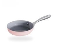 Cast Aluminium Antiadhésif Frying Pan, Ceramic Coating, All Stovetops (20cm | Corps léger avec distribution de chaleur égale, poignée en acier inoxydable, nettoyage facile pour la cuisson quotidienne