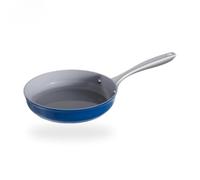 Cast Aluminium Antiadhésif Frying Pan, Ceramic Coating, All Stovetops (20cm | Corps léger avec distribution de chaleur égale, poignée en acier inoxydable, nettoyage facile pour la cuisson quotidienne
