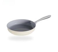 Cast Aluminium Antiadhésif Frying Pan, Ceramic Coating, All Stovetops (28cm | Corps léger avec distribution de chaleur égale, poignée en acier inoxydable, nettoyage facile pour la cuisson quotidienne