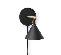 Cast Sconce Applique Murale Ac. Diffuseur Noir