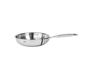 Castel´Pro Poêle creuse sautoir Inox CRISTEL D28 cm