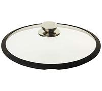Castey Couvercle en Verre avec Anneau en Silicone 28 Cm