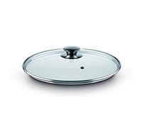 CASTEY Couvercle en Verre avec Anneau en Silicone 30 Cm
