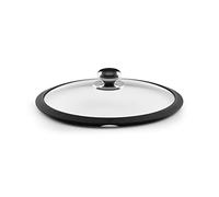 CASTEY Couvercle en Verre avec Anneau en Silicone 36 Cm