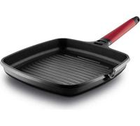 Castey Grill Avec Poignée Amovible 27 Cm Rouge,Noir Rouge,Noir One Size