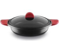 Castey Induction LINE IR40 Sauteuse avec couvercle, fonte/aluminium moulé, 40 cm de diamètre, compatible induction, revêtement anti-adhésif