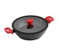 CASTEY Red Casserole basse 100% aluminium recyclé