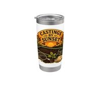 CASTINGS BY SUNSET Compost Lombrics Jardin Gobelet isotherme en acier inoxydable double paroi