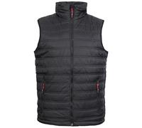 Castle Clothing Elite Doudoune sans manches côtelée, Noir, XL