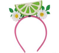 Caswynlife Bandeau de fête tropicale hawaïenne pour adultes et enfants | Bandeau élastique à paillettes, motif flamant rose, tortue, fleur, feuilles, pour Luau, plage, mariage