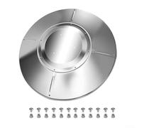 Caswynlife Bouclier réflecteur en aluminium pour chauffage de terrasse - Pour parasol chauffant au gaz - Couvercle supérieur antirouille avec haute efficacité thermique - Pièce de rechange facile à
