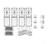 Caswynlife Kit de pièces de rechange compatibles avec nettoyeur de piscine M200 M400 M500 DX6, comprend des panneaux filtrants, des brosses, des pistes, des anneaux d'escalade, des roues de guidage