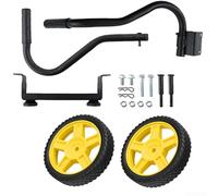 Caswynlife Kit de roue de générateur avec poignée et pneus robustes pour équipement électrique portable de 2800 à 4750 W, assemblage facile de rouleaux de rangement et de transport
