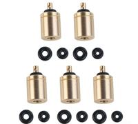 Caswynlife Lot de 5 adaptateurs de recharge de gaz en laiton, pour réchaud de camping, bidon de butane, accessoire de valve de remplissage de cylindre extérieur, équipement de randonnée portable