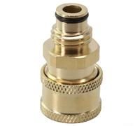 Caswynlife Raccord coupleur à dégagement rapide pour nettoyeur haute pression et tuyau, adaptateur de filetage M22 G1/4, pièces de rechange en acier inoxydable ou en laiton pour outils de jardin