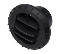 Caswynlife Sortie d'aération chaude rotative pour chauffage diesel, tuyau de 60 mm avec façade amovible, raccord en plastique noir réglable à 360 degrés