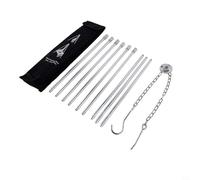 Caswynlife Trépied de camping réglable en alliage d'aluminium 3 sections | Support de cuisson extérieur à suspendre pour faitout et barbecue