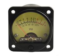 Caswynlife VU Niveau sonore avec rétroéclairage, 45 mm DB Power Audio Volume Meter w/Driver Board, testeur stéréo pour mixeur de studio à monter soi-même, AC/DC 6 V-12 V