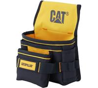 CATERPILLAR Sacoche à outils GP-65055 5 poches Polyester 600D/PVC légère Noir/jaune