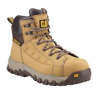 CAT Erpillar Bottes de sécurité pour homme en cuir grainé avec embout composite, miel, 45 EU