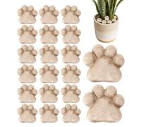 Cat Paw Stones, décoration décorative en résine, 2,79 x 0,75 cm Mini Landscaping Rocks with Cute Design, Garden Decor Stones, Craft Accessories with Smooth Design, Home Decoration for Terrarium and