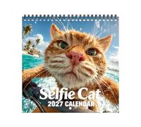 Cat Photo Funny Calendar 2027 12 Month Schedule Managing Planner, Wall Plan | 12 Month Funny Cat Calendar 2027 Schedule Managing Planner, Cat Photo Wall Planner For Home Living Room Study College Dorm St