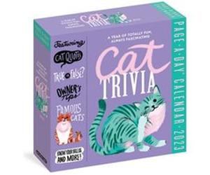 Cat Trivia PageADay Calendar 2023 by Workman Calendars Workman Calendars (Auteur)