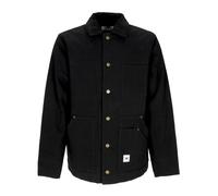CAT - Veste de Travail en Toile avec Col en Velours - Homme - Vestes - Noir - Taille: S