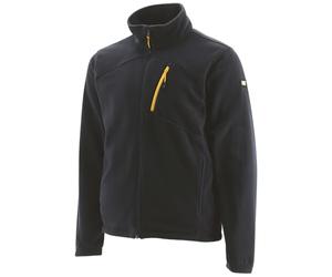 CAT Veste Polaire Zippée - Caterpillar Noire - 100% Polyester - Anti-Boulochage - Homme - XL