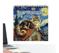 Cat Wall Calendar, 12 Month 2027 Yearly Schedule Planner, Home Decor | Cat Wall Calendar, 12 Month 2027 Yearly Schedule Planner, Hangable Animal Sign For Homeowner Student Teacher Freelancer Home