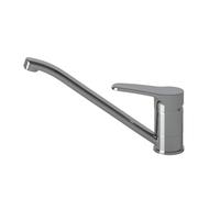 CATA - CBB - Robinet monotrou à bec haut - Hauteur de 15,6 cm - Cartouche en céramique - Aérateur anti-calcaire avec réducteur de débit à 5,7l/min - Matériau en laiton - Finition chromée