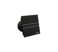 Cata E-100 GT BK Aérateur axial temporisé, Fonction standard, Plaque avant en verre, noir (00900502)