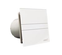 Cata E 100 GT Extracteur de Salle de Bain Minuteur 8 W Verre Blanc