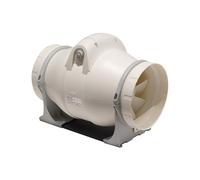 Cata Extrudeuse à joint hélicocène modèle conduit en ligne 160/560 extracteur ventilateur haute performance et faible bruit avec 2 niveaux de vitesse efficacité énergétique B, plastique PP,