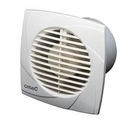 Cata Modèle B12 série Timer | Minuterie électronique entre 3 et 15 min | Extracteur d'air pour salle de bain | Blanc 20 W, 43 décibels, plastique, B 12 PLUS T
