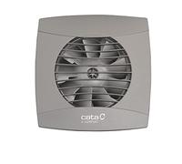 Cata UC-10 Ventilateur de salle de bains Argenté Gris Turbine Ø 100 mm 110 m3/h 26 dB (A) Montage mural, gris