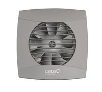 CATA UC-10 Ventilateur de Salle de Bains Argenté Gris Turbine Ø 100 mm 110 m3/h 26 DB (A) Montage Mural, Gris