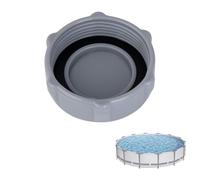 CATASTRBT Bouchon Vidange Piscine Gris Plastique Remplacement du Couvercle de Piscines D'été pour Bestway/Coleman Accessoires pour Couverture de Piscine pour P01010/P6D1158/P01006