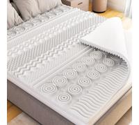 CATAVANA - Surmatelas 140x190 cm- Mousse à Mémoire de Forme 4,5 cm - Confort Ergonomique avec 13 Zones de Soutien - Parfait pour Matelas 2 Places, Clic-Clac et Canapé Convertible