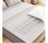 CATAVANA - Surmatelas 80x200 cm - Mousse à Mémoire de Forme 5 cm - Confort Ergonomique avec 13 Zones de Soutien