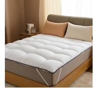 CATAVANA - Surmatelas Nuage - 140x200 cm - Hypoallergénique, Respirant, Anti-Acariens, Idéal Matelas 2 Places