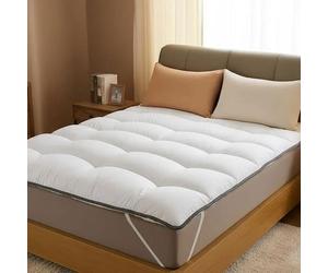 CATAVANA - Surmatelas Nuage - 140x200 cm - Hypoallergénique, Respirant, Anti-Acariens, Idéal Matelas 2 Places