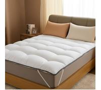 CATAVANA - Surmatelas Nuage - 160x200 cm - Hypoallergénique, Respirant, Anti-Acariens, Idéal Matelas 2 Places