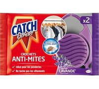 CATCH Anti-Mites Lavande Crochets x2 - TP18 (Lot de 5)